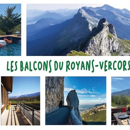 Balcons Du Royans.Logement Entier Piscine Saint-Jean-en-Royans Exterior photo